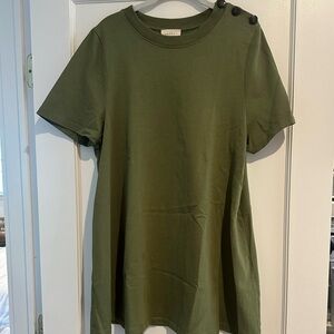 Sezane Selena Dress in Green